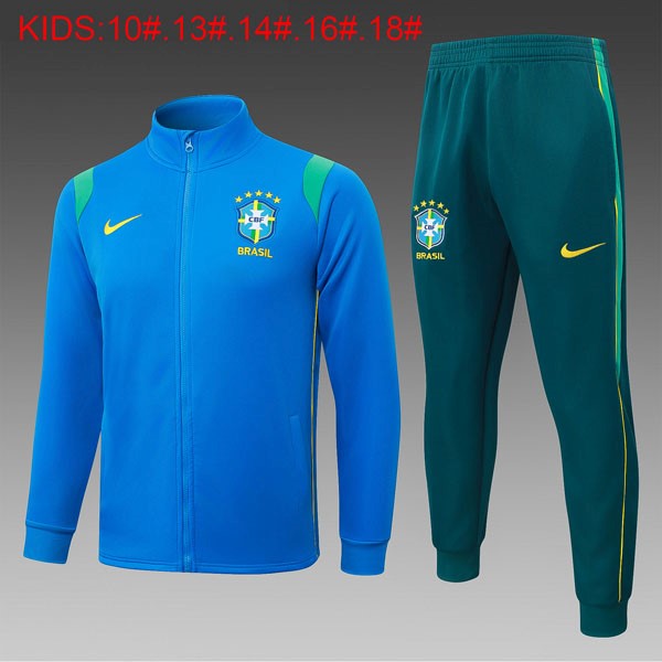 Enfant Survetement Brésil 2026-27 Bleu 2
